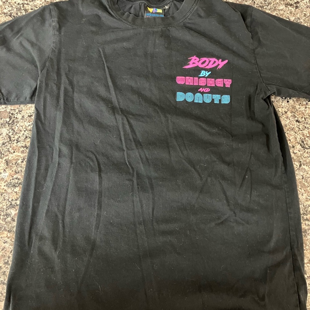 Fresh Black Tee with Vibrant Graphic